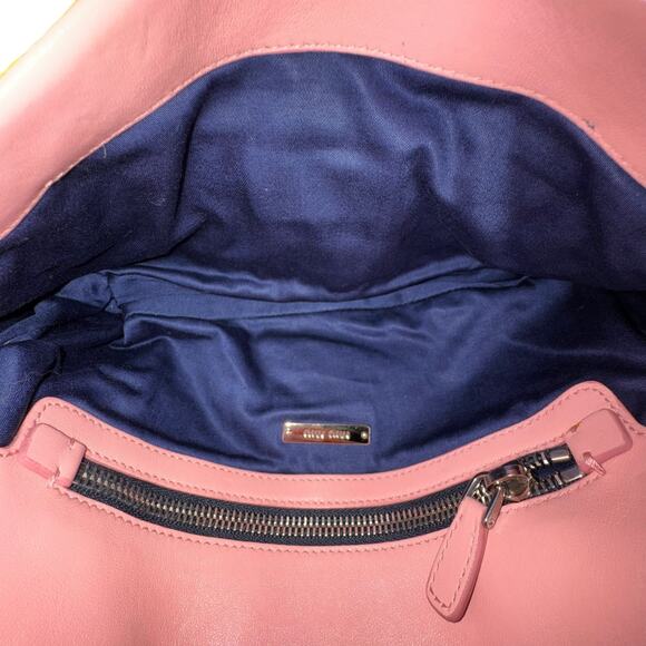 Miu Miu Crystal Nappa Matelassé Flap Bag - Picture 9 of 16